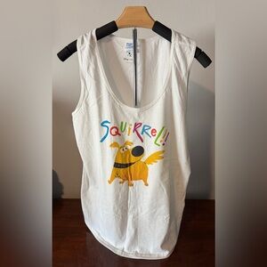 Disney Pixar Up Dug Squirrel Pose Tank Top Womens XL
